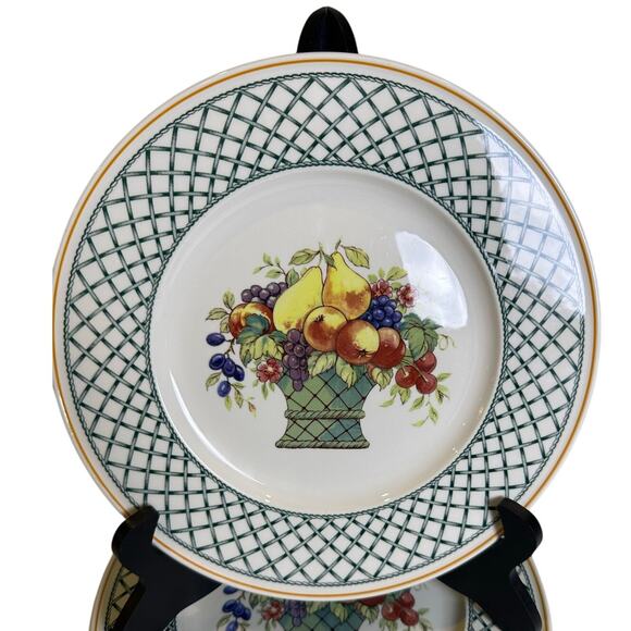 Villeroy & Boch 'Basket' Germany Vitro Porzellan 10.5" DInner Plates-Set of 5 - Picture 2 of 5